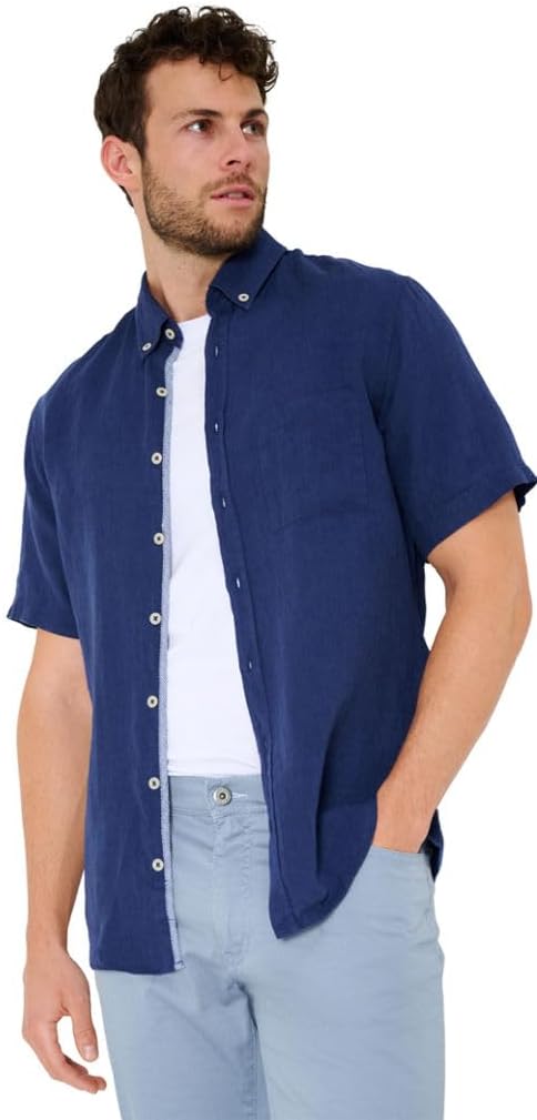 Brax Herren Style Dan U Pure Linen Hemd L Universe, L Universe