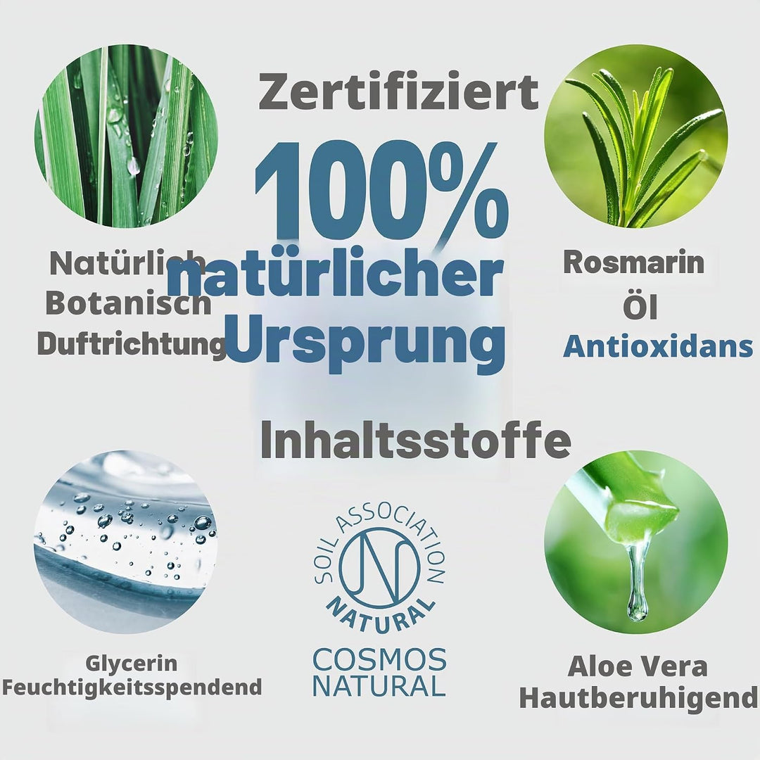 Salt Of The Earth Natürliches Deospray Nachfüllpack für Männer, Pure Armour Vetiver &amp; Zitrus - Vegan