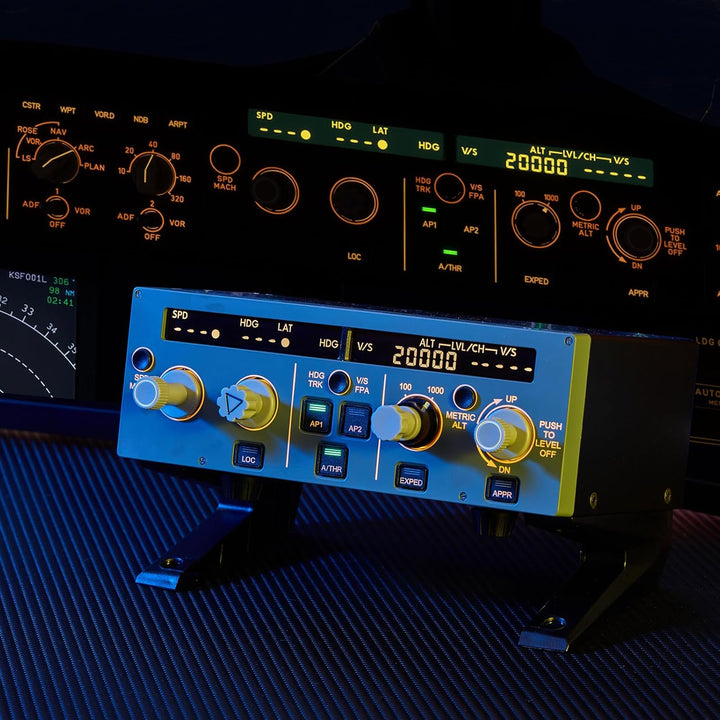 A320FCU Cube Flugsimulator Flugsteuerung Unit Panel Pilot Game Simulator Plug-and-Play Real Aircraft