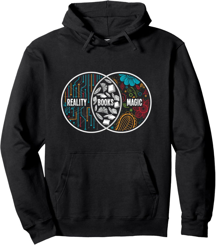Bücherwurm-Design für einen bibliophilen Buch-Nerd Pullover Hoodie