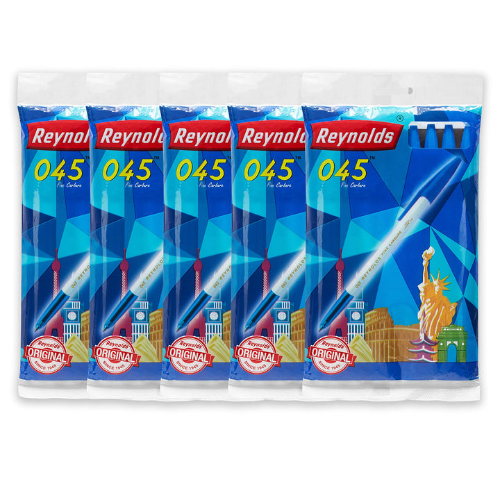 Reynold's 045 Fein Carbure Nicht Verwischen Ball Punkt Stifte Blau - Blau, 60