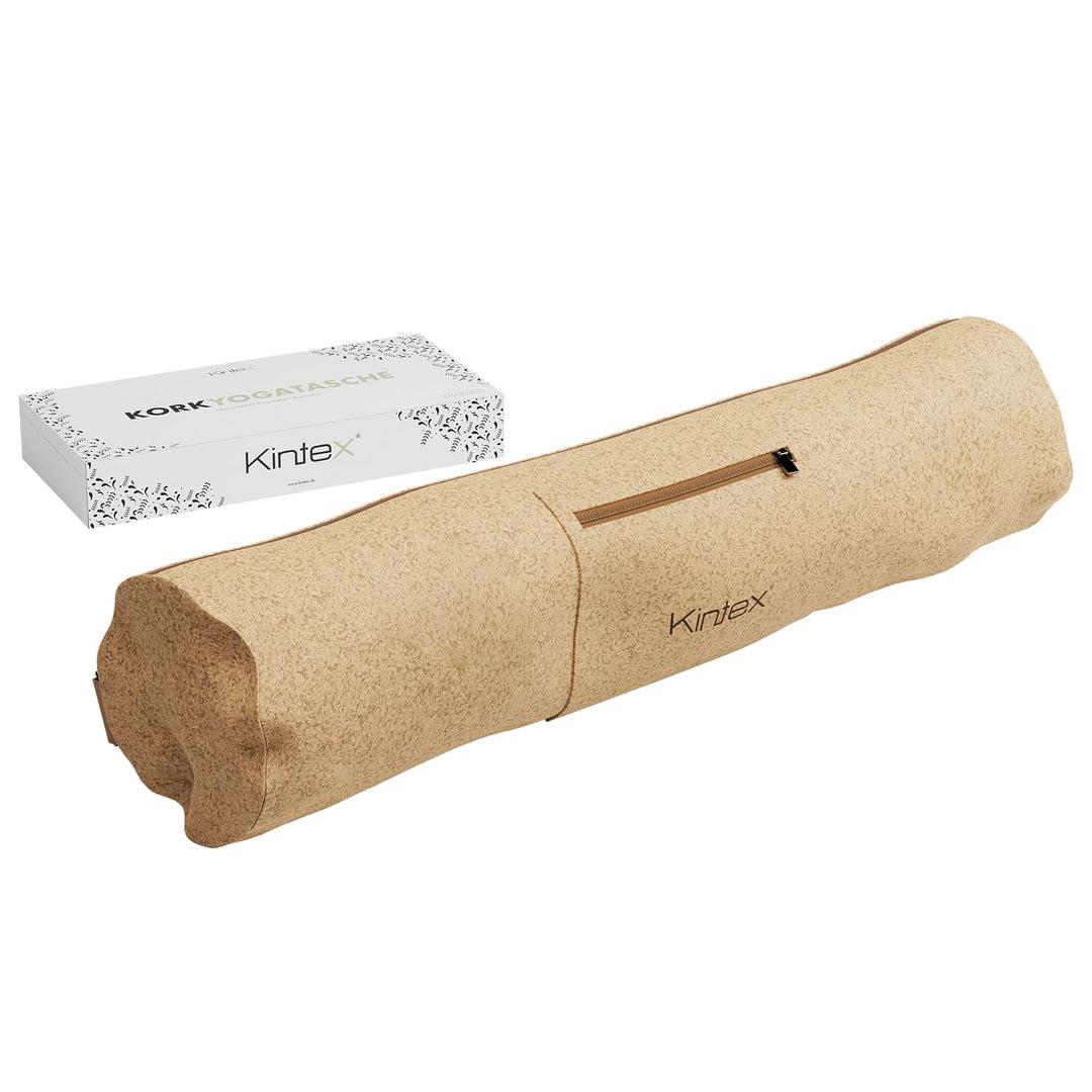 Kintex Kork Yogatasche mit Tragegurt, 70 cm, Tragetasche für Yogamatten und Yogazubehör, Sporttasche