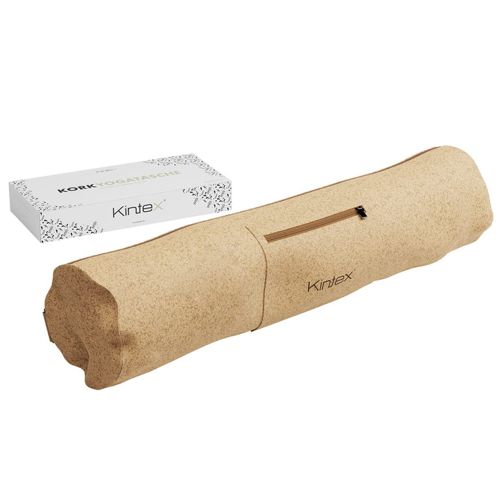 Kintex Kork Yogatasche mit Tragegurt, 70 cm, Tragetasche für Yogamatten und Yogazubehör, Sporttasche