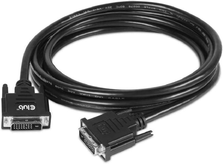 Club3D DVI-Kabel Dual Link (24+1) bidirektional 3m St/St