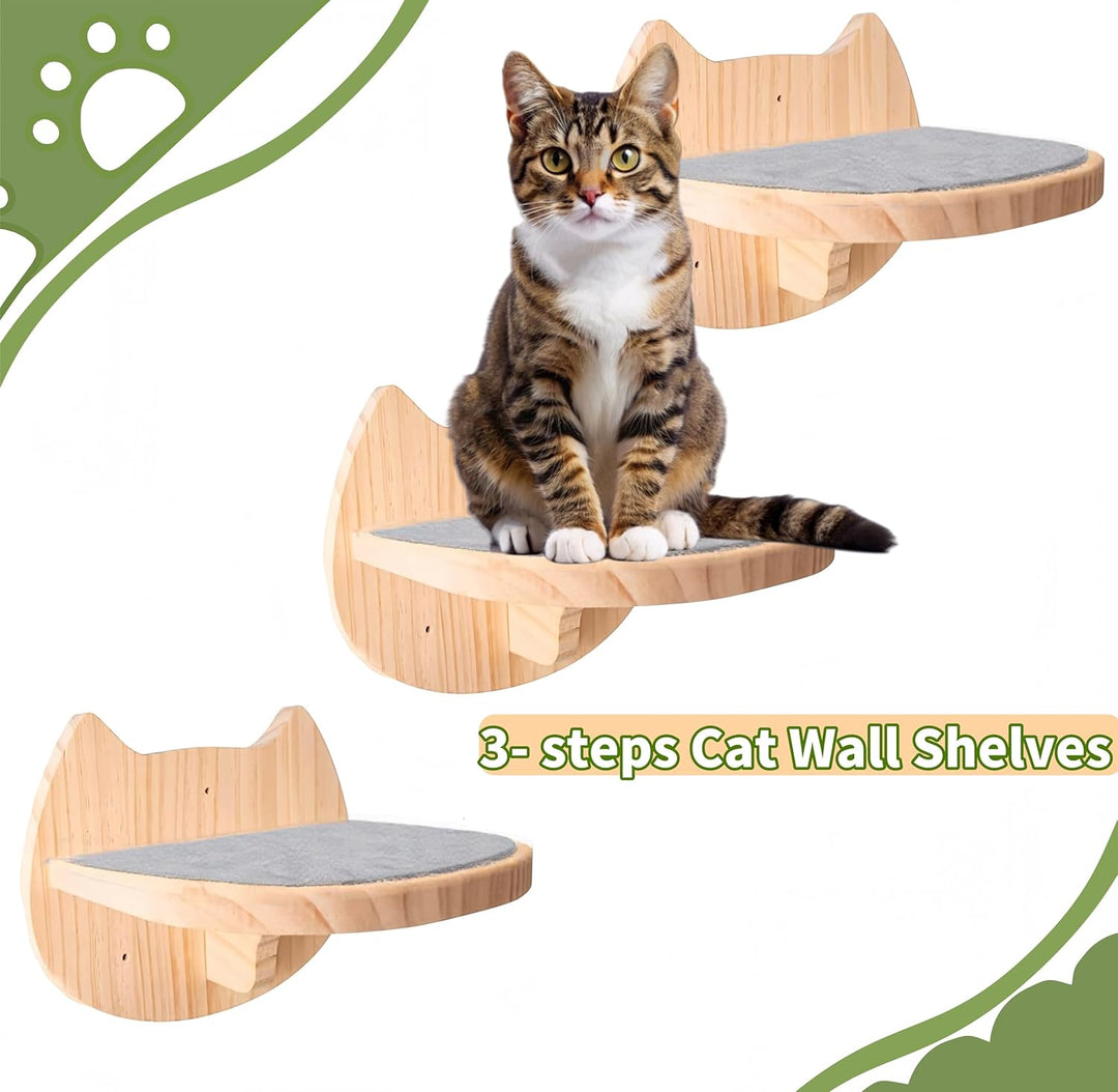 kletterwand Katzen Wand montierte Katze-Hängematte ﻿Katze Kletterwandmit Katzentreppe für die Wand,