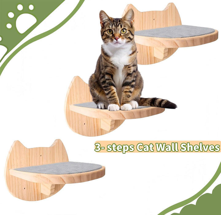 kletterwand Katzen Wand montierte Katze-Hängematte ﻿Katze Kletterwandmit Katzentreppe für die Wand,