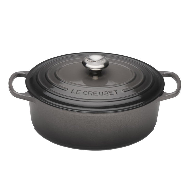 Le Creuset Signature Gusseisen-Bräter mit Deckel, Ø 27 cm, Oval, Für alle Herdarten und Induktion ge