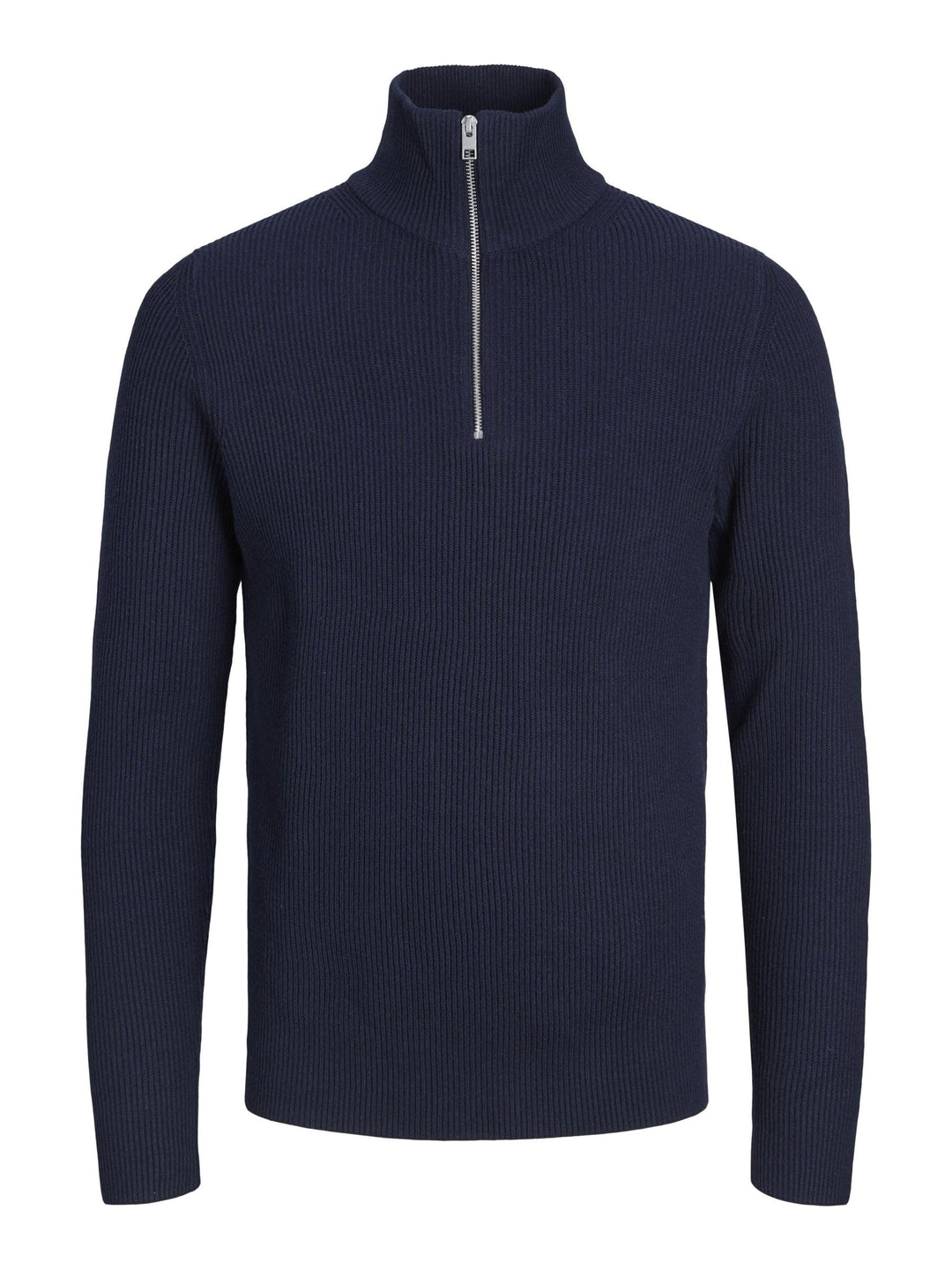 JACK & JONES Herren Jprperfect Knit Half Zip Sn Pullover Sweater M Maritime Blue/Detail:maritime Nav
