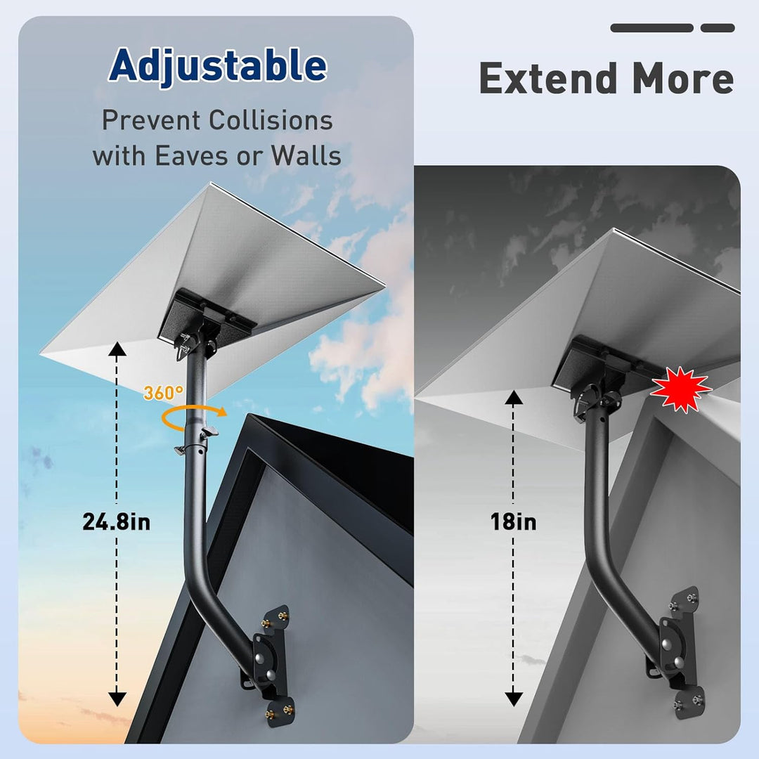 Starlin Gen 3 Halterung 360°, Verlängerung Einstellbar Starlin Montage Kit Kompatibel mit V3 Starlin