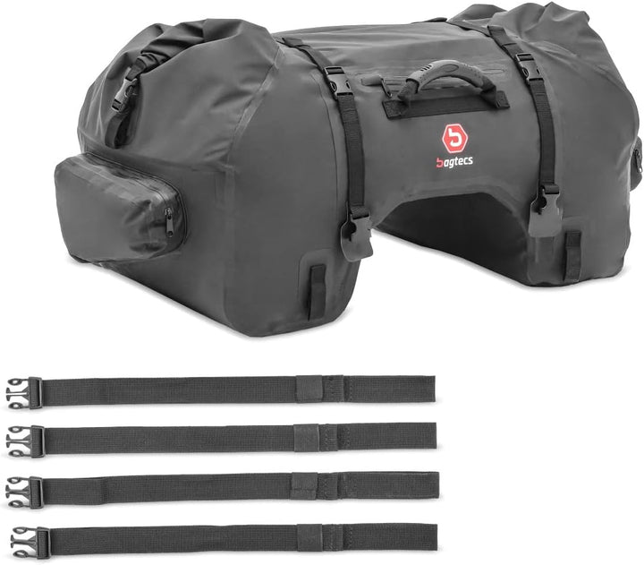 Bagtecs - wasserdichte Motorrad Hecktasche Gepäck-Tasche Motorradgepäck kompatibel für sozius hinten