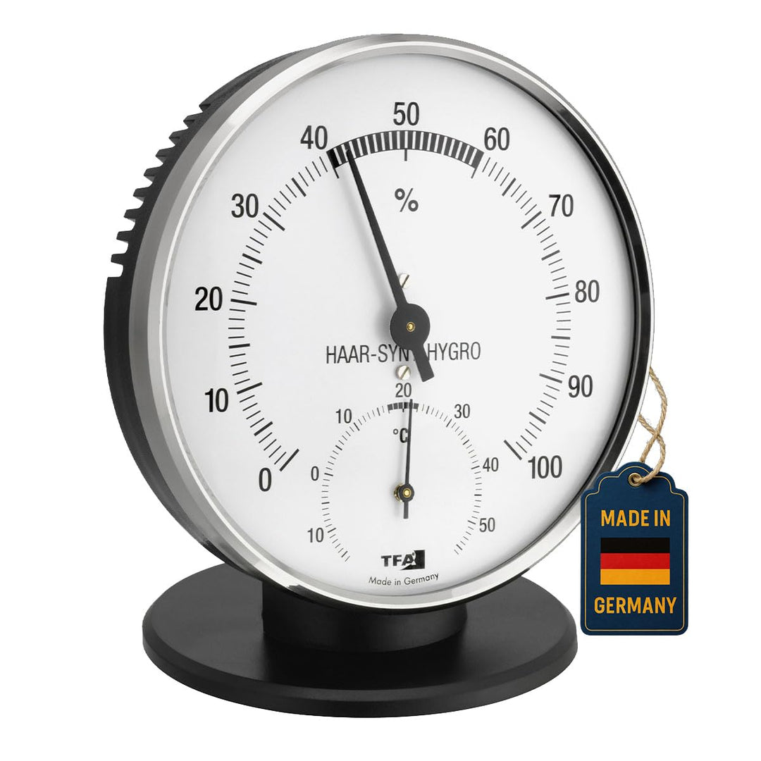 TFA Dostmann Analoges Thermo-Hygrometer, 45.2032, zur Temperatur- und Luftfeuchtigkeitskontrolle Mod