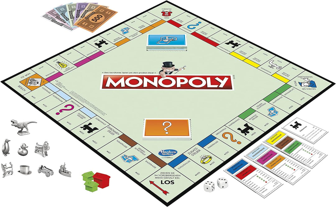 Monopoly Classic, Gesellschaftsspiel für Erwachsene & Kinder, Familienspiel, der Klassiker der Brett