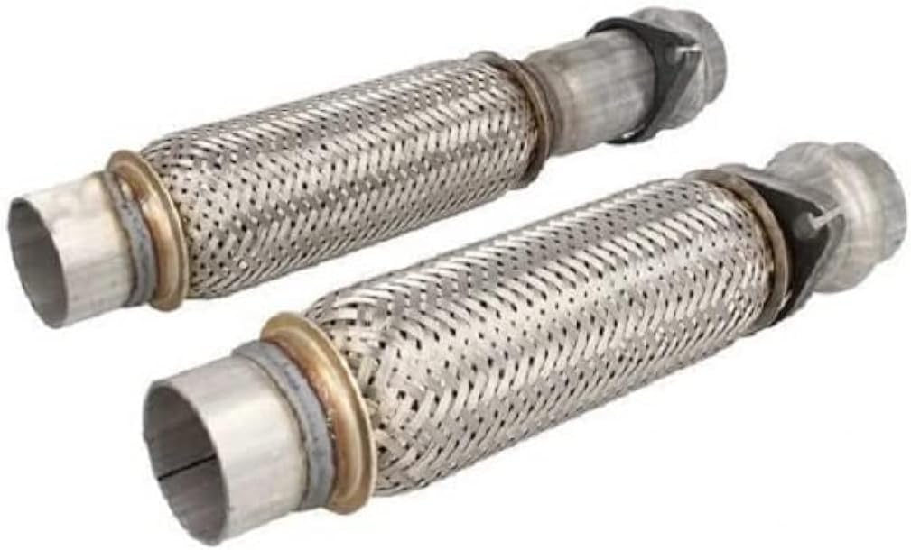 Flexrohr Reparaturrohr Katalysator mit Flansch kompatibel mit BMW E39 525d 530d M57
