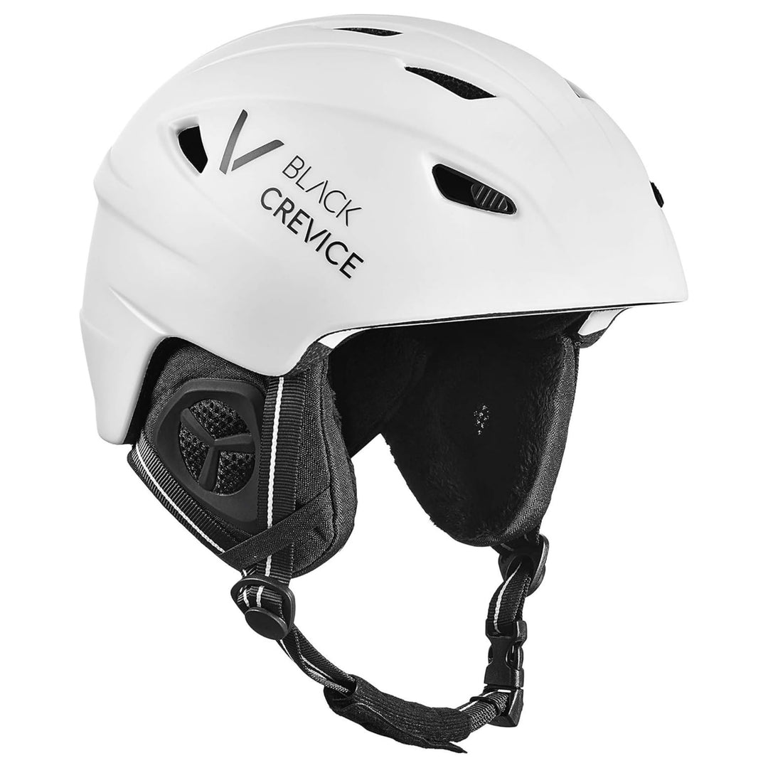 BLACK CREVICE Kinder-Skihelm Streif I Kinder Ski-Helm in sportlichem Design I stossfester Skihelm fü