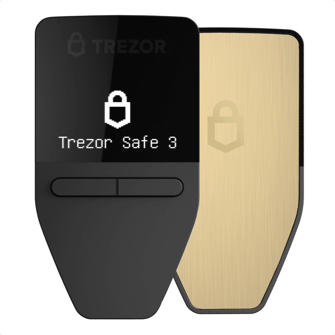 Trezor Safe 3 - Passphrase und Krypto Hardware Wallet mit Secure Element-Schutz – Kaufen,Speichern,V