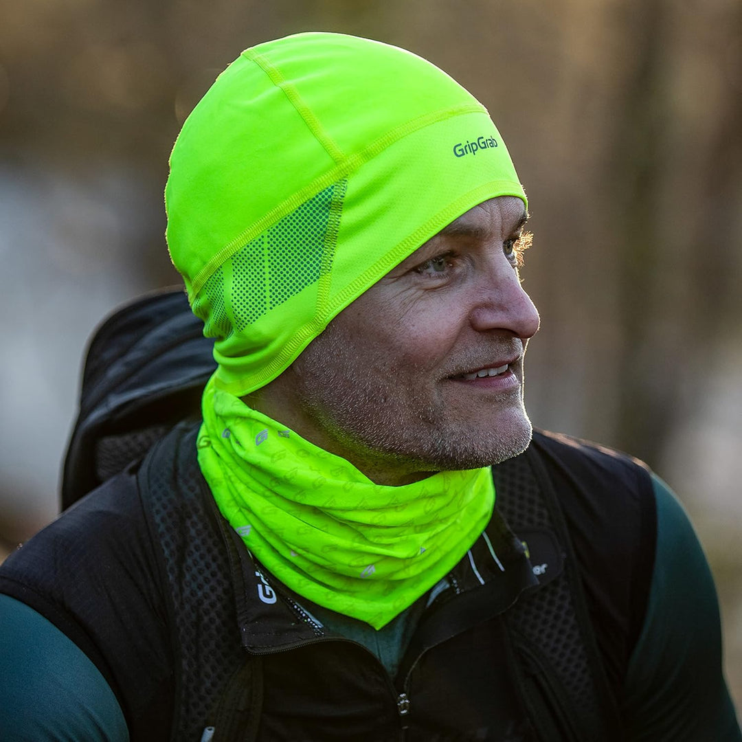 GripGrab Dünne Winter Fahrrad Unterhelm Mütze mit Winddichter Stirn Leichte Thermo Radsport Skull Ca