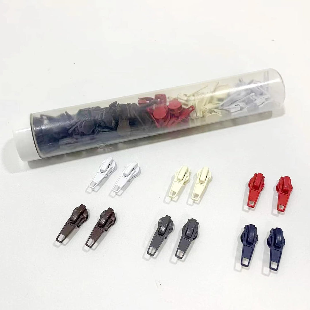 JYC CREATIVE Automatischer Cursor für Reissverschluss, Rohr mit 132 Cursor-Einheiten für Reissversch