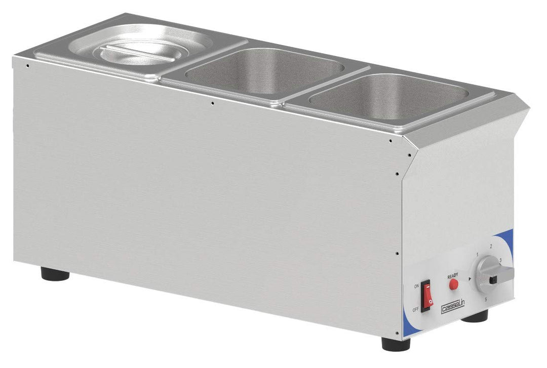 Casselin CBMS316V-Bain Marie Sauce, 3 x GN 1/6 Compact