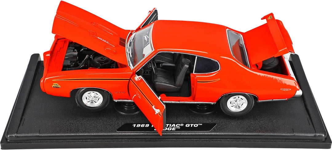 Motormax Pontiac GTO Judge 1969 Coupe Orange Oldtimer 1/18 Modellauto Modell Auto