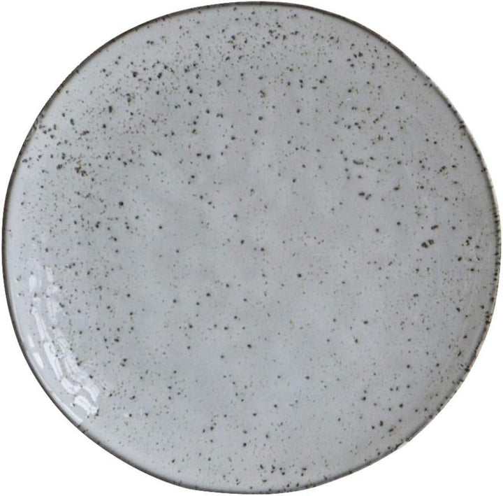 House Doctor Kuchenteller, Rustic, Grau/Blau, h: 2 cm, Dm: 20.5 cm Dia: 20.5 cm, H.: 2 cm, Dia: 20.5