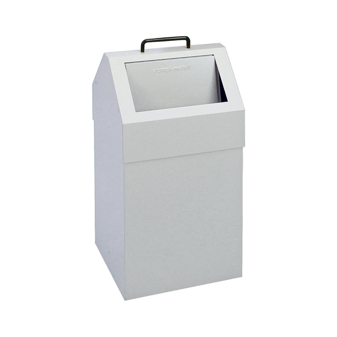 Stumpf | Wertstoffbehälter mit Einwurfklappe | Volumen 45 l | BxHxT 320 x 650 x 310 mm | stationär |