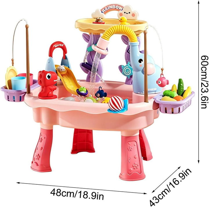 Kinder Wassertisch Elefanten-Design Sensorik-Waschbeckenspielzeug | Kinder Aktivitätstisch Für Hinte