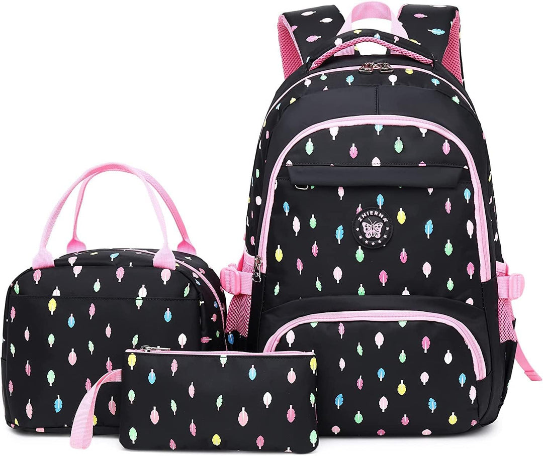 IvyH Rucksack Mädchen Schulrucksack Grosse schulranzen für Mädchen Wasserdicht Kinderrucksack für mä