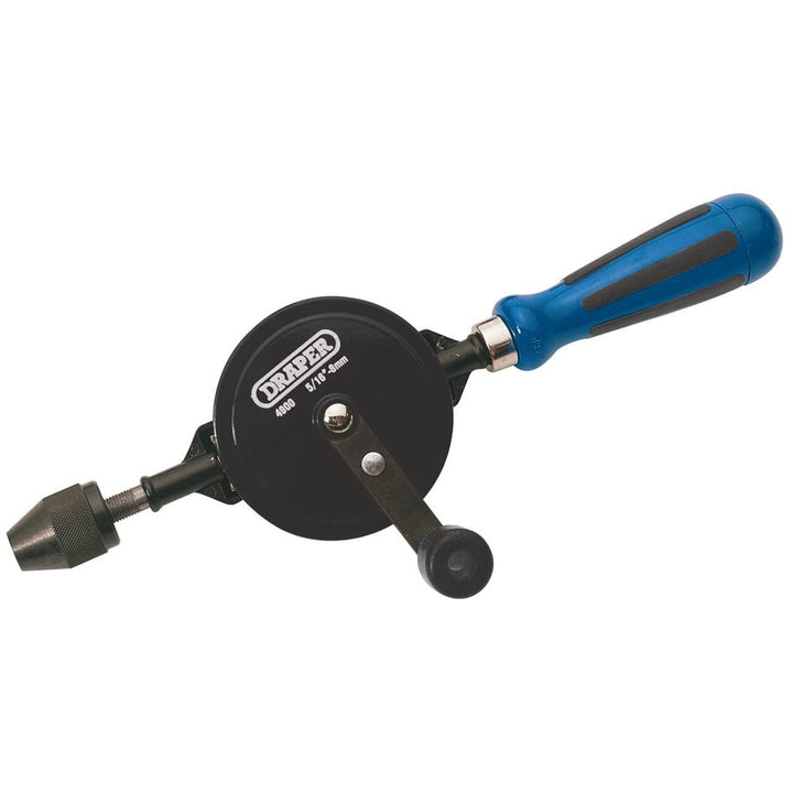 Draper 13838 Doppel-Ritzel Handbohrer, 8 mm, 3/8-Zoll Bohrfutter
