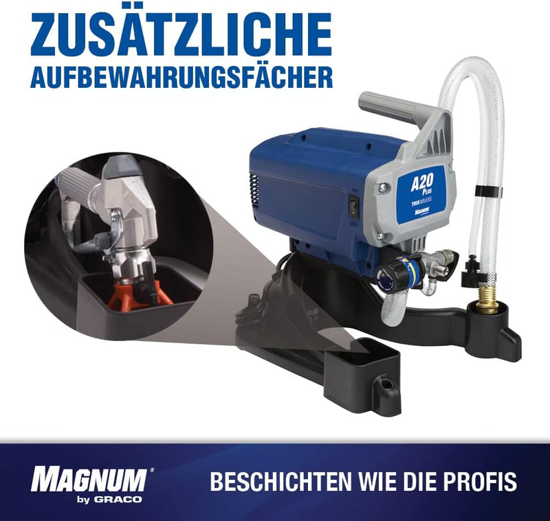 Magnum by Graco 17C243 A20 Plus Airless-Farbspritzgerät, Private Anwendung (Fördermenge 0,9 l/min, m