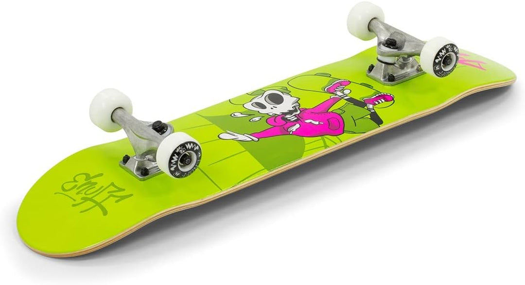 Enuff Skateboards Skully Complete Skateboard 7.75 " Grün (Green), 7.75 " Grün (Green)