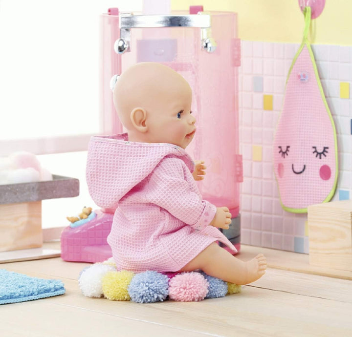 BABY born Bademäntel, 43 cm, 2 verschiedene EA-Kollektion Rosa oder Blau, Rosa oder Blau