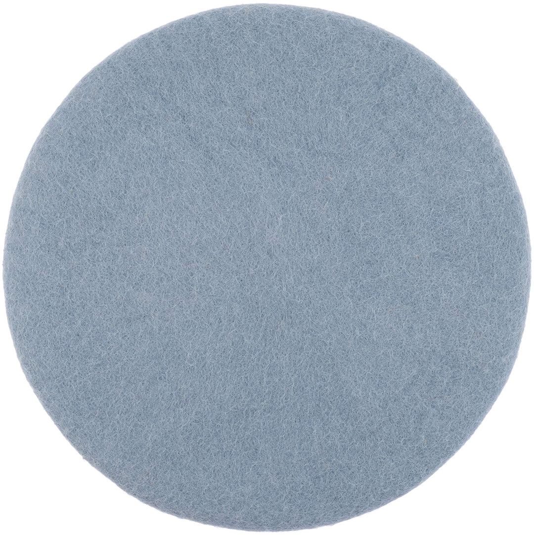 myfelt Flache Filz Sitzauflage, Filz Stuhlauflage - Mia - rund, Ø 36 cm, Hellblau, Hellblau