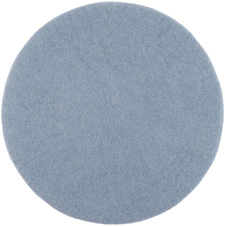 myfelt Flache Filz Sitzauflage, Filz Stuhlauflage - Mia - rund, Ø 36 cm, Hellblau, Hellblau