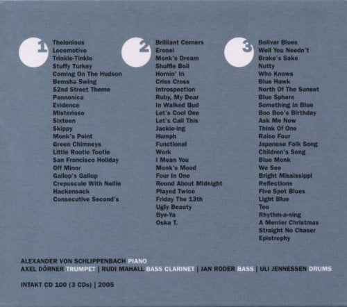 Monk's Casino, Audio-CD