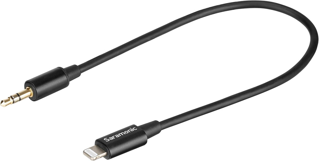 Saramonic Lavalier-Mikrofon mit Lightning für Apple iPhone oder iPad mit integriertem 2 m Kabel (Lav