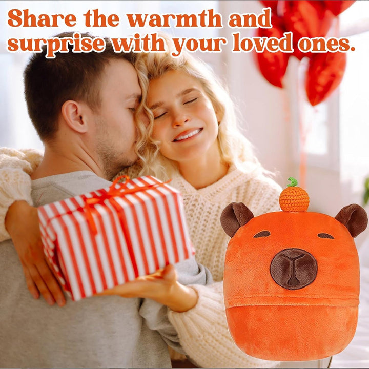 MSISILY Tragbare Decke Hoodie Kuscheldecke Mit Ärmeln, Decke Zum Anziehen Grosse Capybara Decke Gesc