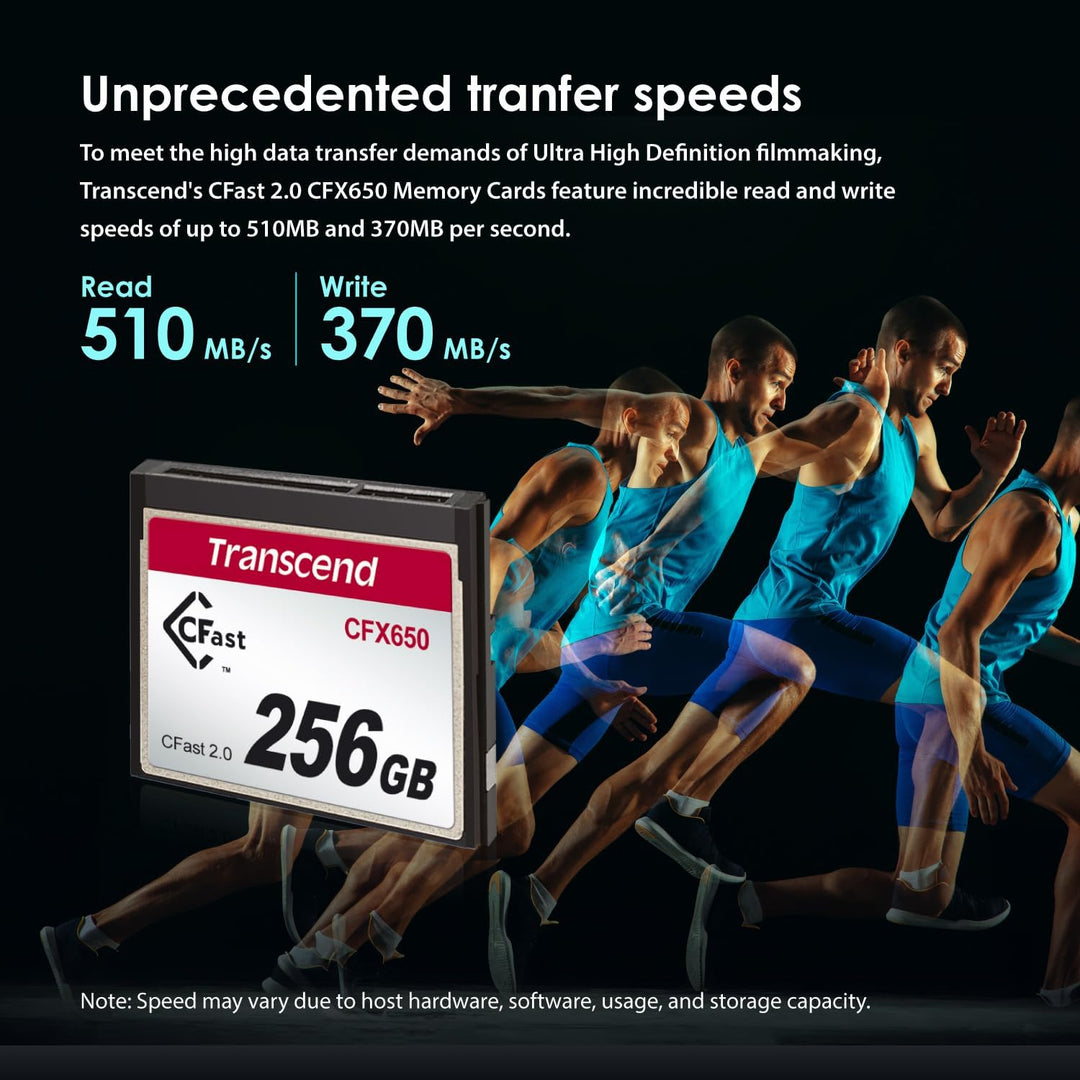 Transcend 128 GB CFast 2.0 CFX650 Speicherkarte TS128GCFX650 128GB, 128GB