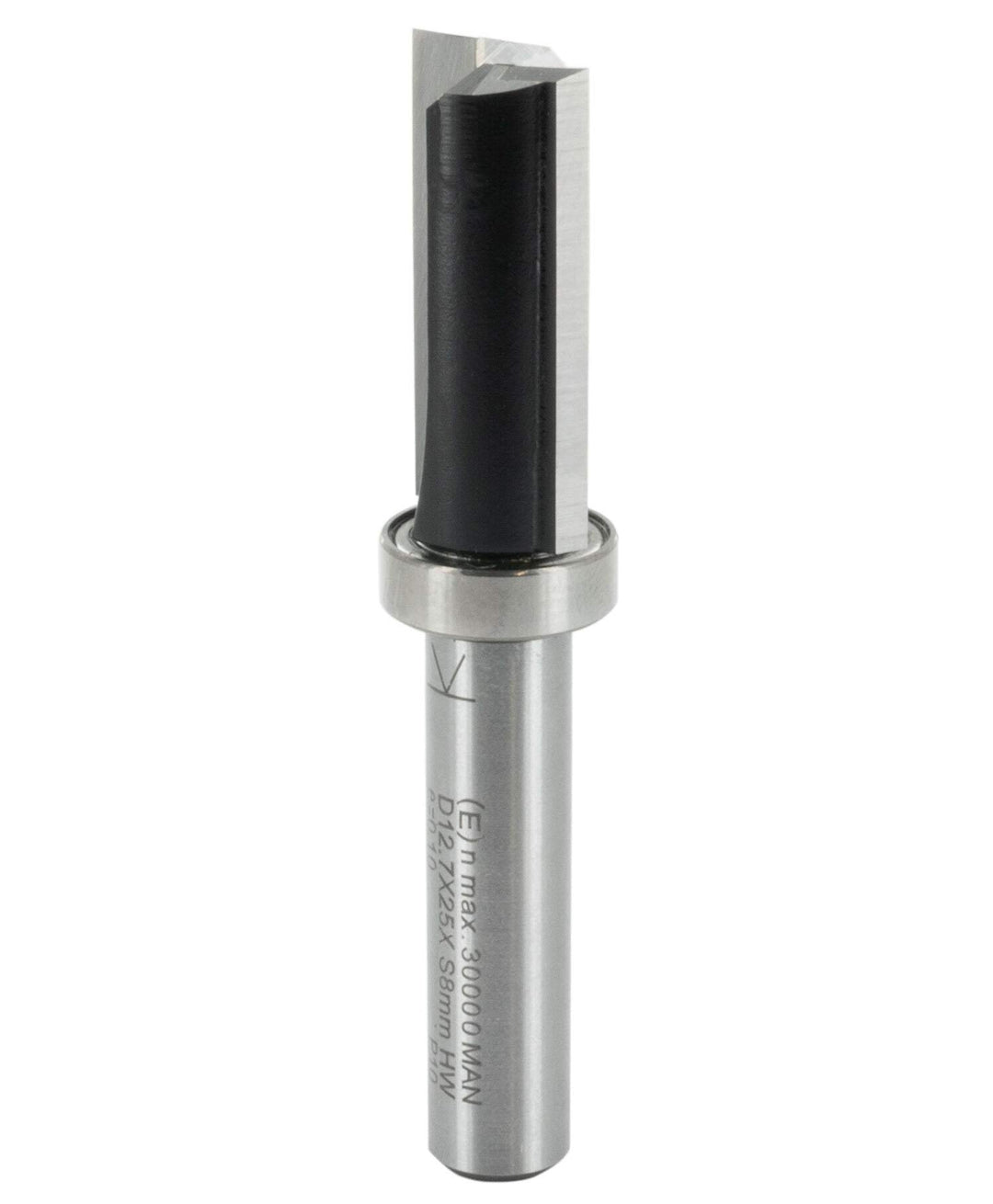 ENT 11702 Bündigfräser HW für Milescraft Zinkenschablone, Durchmesser (D) 12,7 mm, NL 25 mm, S 8 mm,