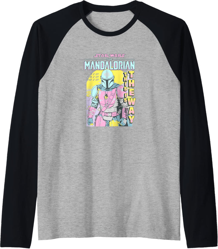Star Wars The Mandalorian Mando Pop Raglan