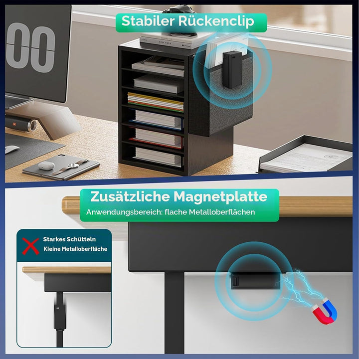 63GB Magnetisches Diktiergerät, Ponovo Digitale Aufnahmegerät Sprachaktiviertes Voice Recorder mit C