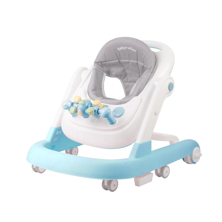 Lauflernhilfe für Babys, faltbar, elektronische Spielstation mit Lichtern und Melodien, höhenverstel