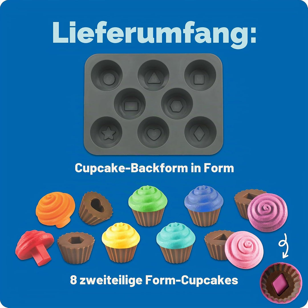 Learning Resources Smart Snacks Cupcake Formen-Steckspiel Einzeln, Einzeln