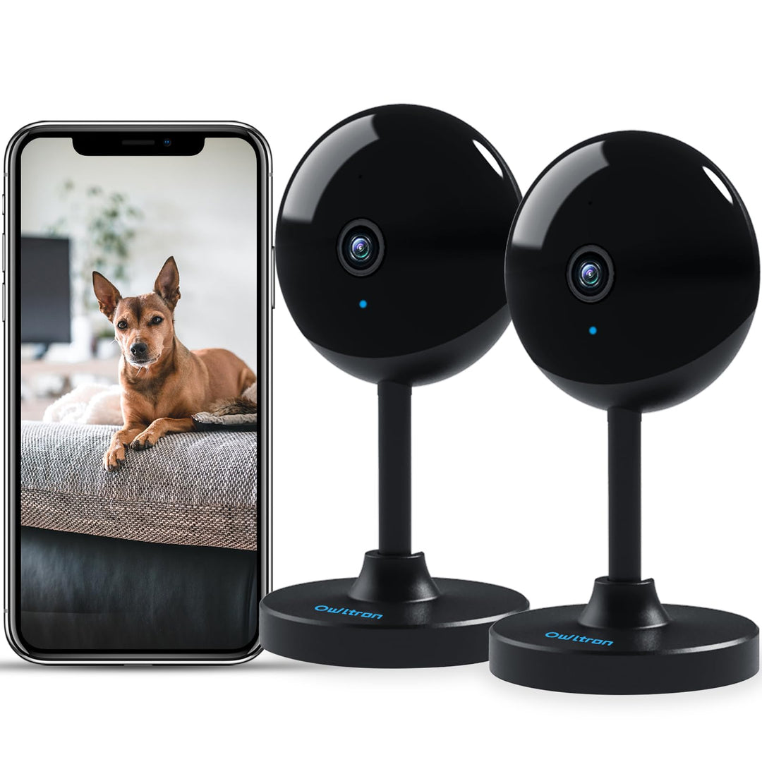owltron Überwachungskamera, Babyphone mit Kamera,2K Kamera Überwachung innen,Hundekamera mit Bewegun