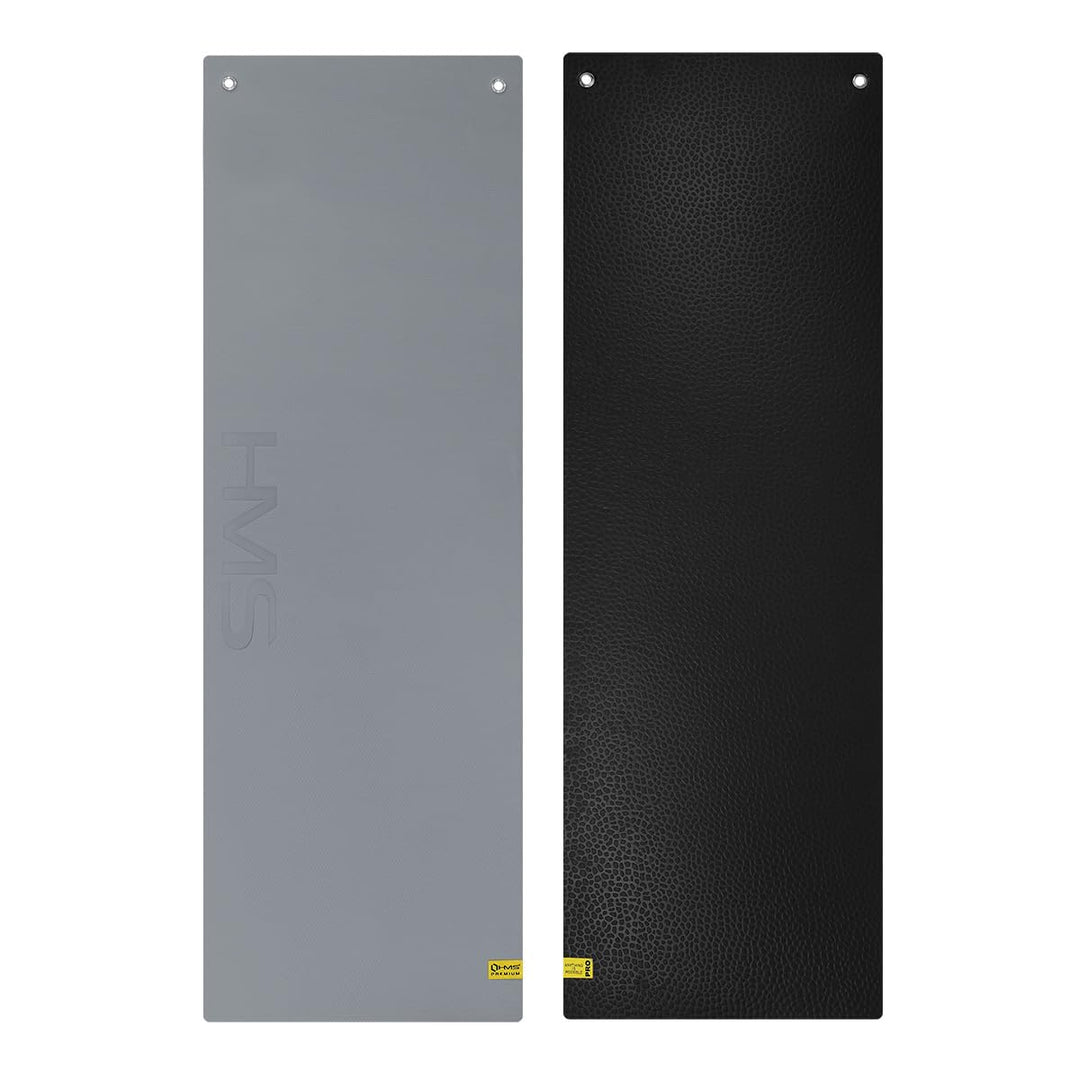 HMS Club Fitnessmatte mit Löchern MFK03 grau-schwarz