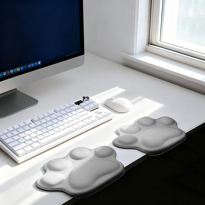 Armauflage Schreibtisch,2 Stück L-förmige Schreibtisch Handgelenk Ellenbogenstütze,Ergonomische Anti