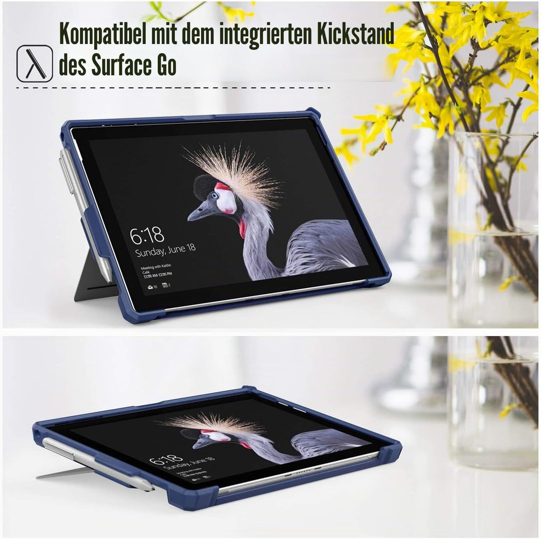 MoKo Hülle für Microsoft Surface Pro 7/ Pro 7+/ Pro 6/5/4/ LTE, Blau | All In One Schutzhülle für Su