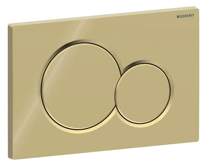Geberit 115.770. Dt. 5 Betätigungsplatte Sigma01, Kunststoff Griff, Messing Braun, Braun
