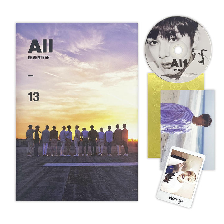 SEVENTEEN - 4th Mini Album [Al1] (Re-release) (ALL Ver.) Photobook + CD + Postcard + Sticker + Photo