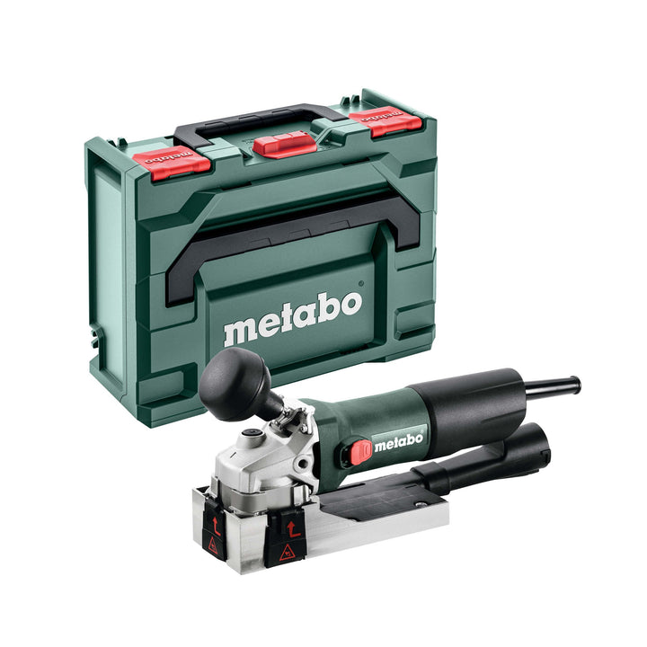 Metabo Lackfräse LF 850 S, zum Bearbeiten von unbehandeltem Holz, mit Metabox, Stufenlose Einstellun