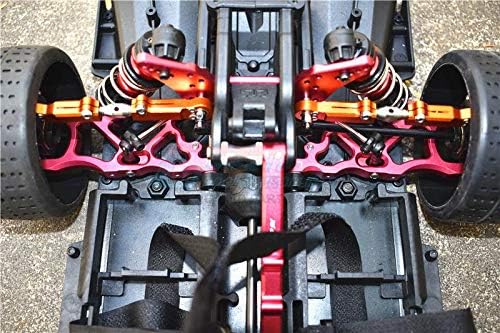 Arrma LIMITLESS/INFRACTION/TYPHON Tuning Teile Aluminum Rear Lower Arms - 2Pc Set Orange